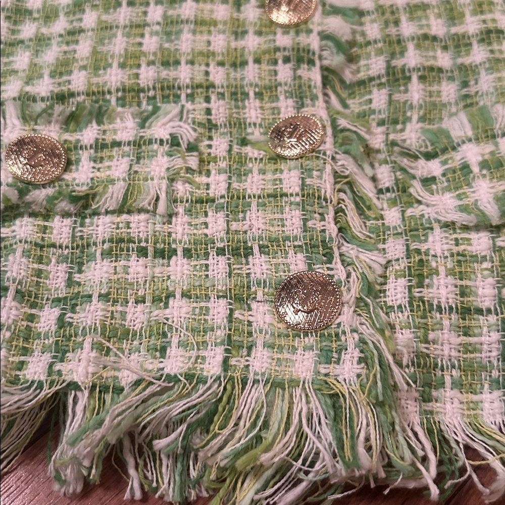 ZARA Tweed vest Top. Large - Picture 5 of 10